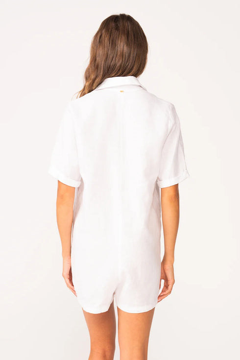PQ Swim Water Lily Maggie Linen Romper